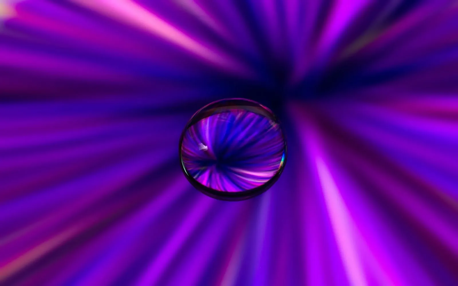 Purple and blue abstract light streaks