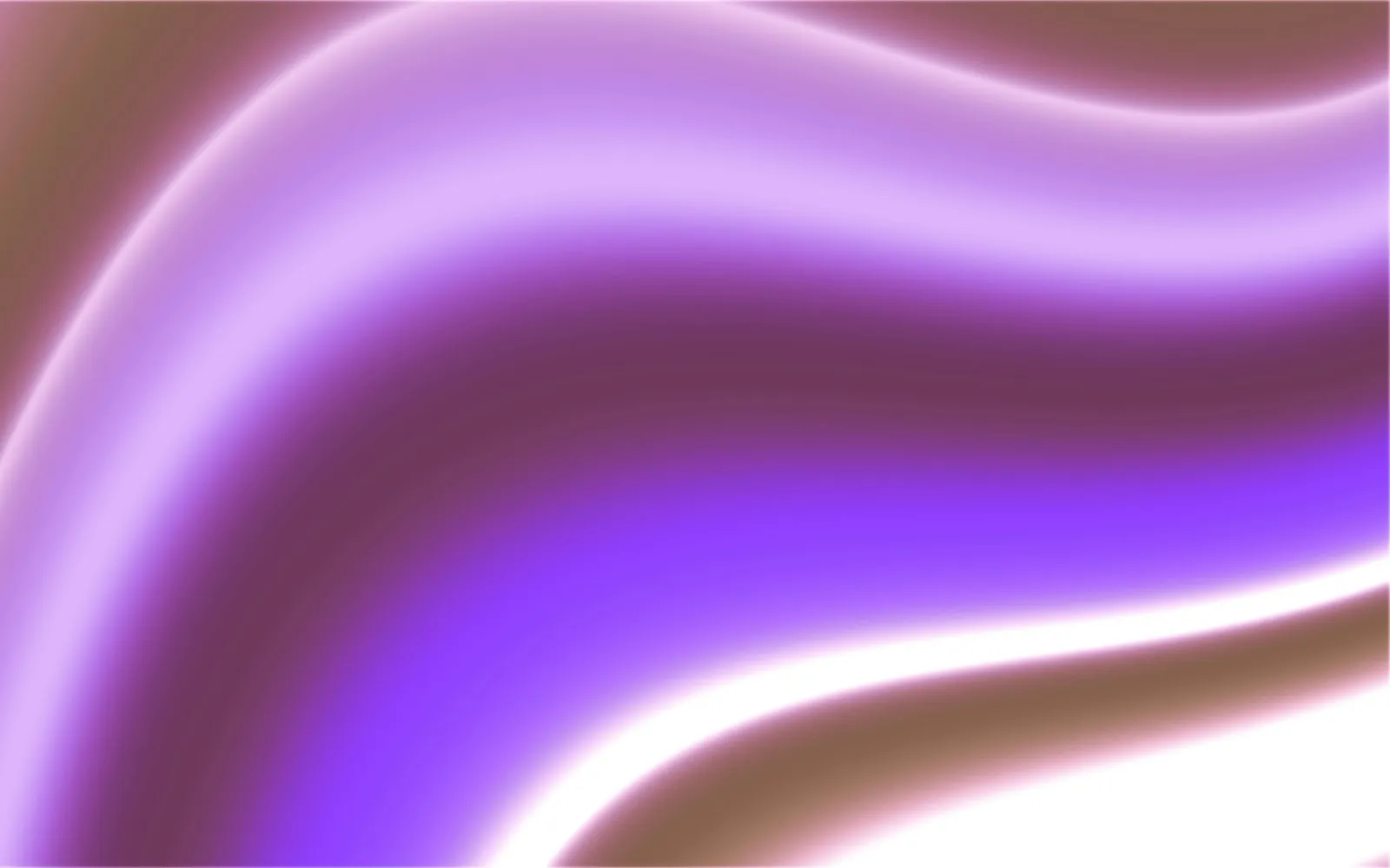 Abstract flowing purple and white light patterns